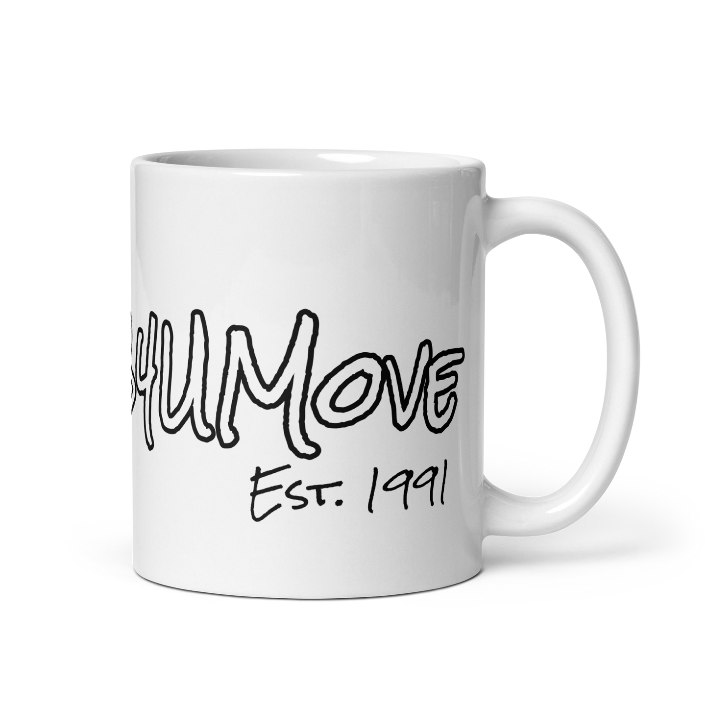 #ThinkB4UMove Mug (Wht)