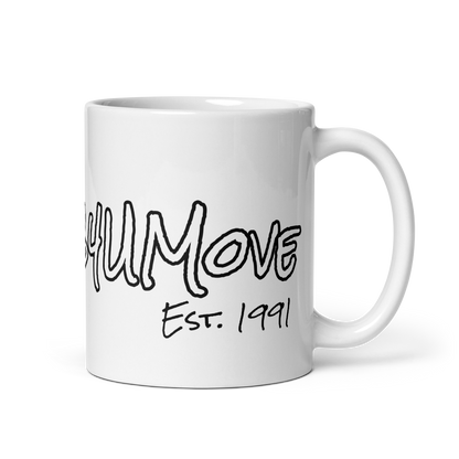 #ThinkB4UMove Mug (Wht)